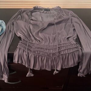 Current Air Lavender Ruched Blouse- Worn a few times